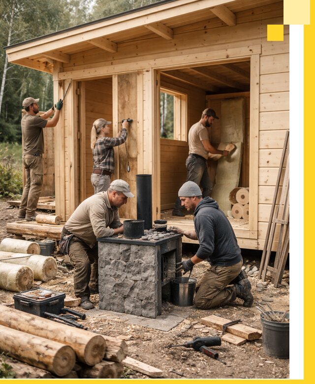 Купить баню под ключ в Петропавловске-Камчатском строительство монтаж отделка