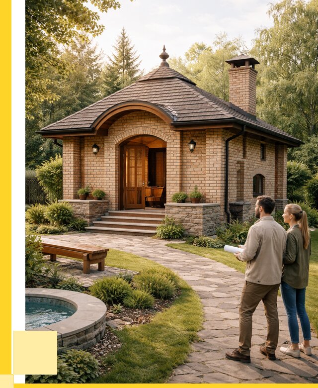 Проект кирпичной бани в Петропавловске-Камчатском от 31083 р. | ЭриданПтк