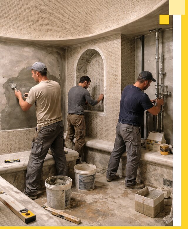 Профессиональный монтаж хамамов под ключ в Петропавловске-Камчатском с гарантией