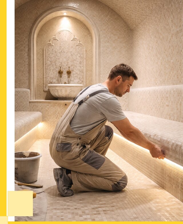 Отделка хамамов под ключ в Петропавловске-Камчатском от 5699 р. | ЭриданПтк