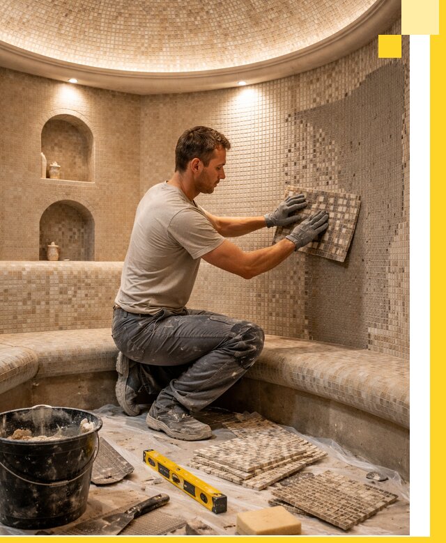 Устройство и монтаж домашнего хамама под ключ в Петропавловске-Камчатском