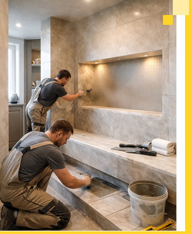 Профессиональное строительство хамама в квартире в Петропавловске-Камчатском