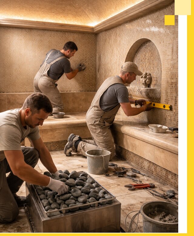 Проектирование и строительство хамама и сауны в Петропавловске-Камчатском