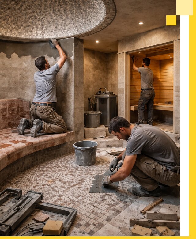 Проект и строительство хамама бани и сауны под ключ в Петропавловске-Камчатском