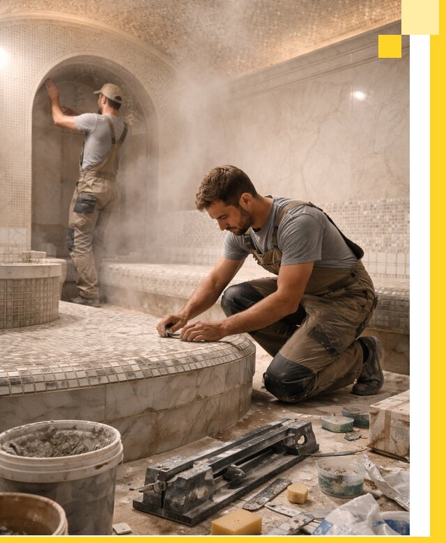 Профессиональный дизайн хамама и SPA под ключ в Петропавловске-Камчатском