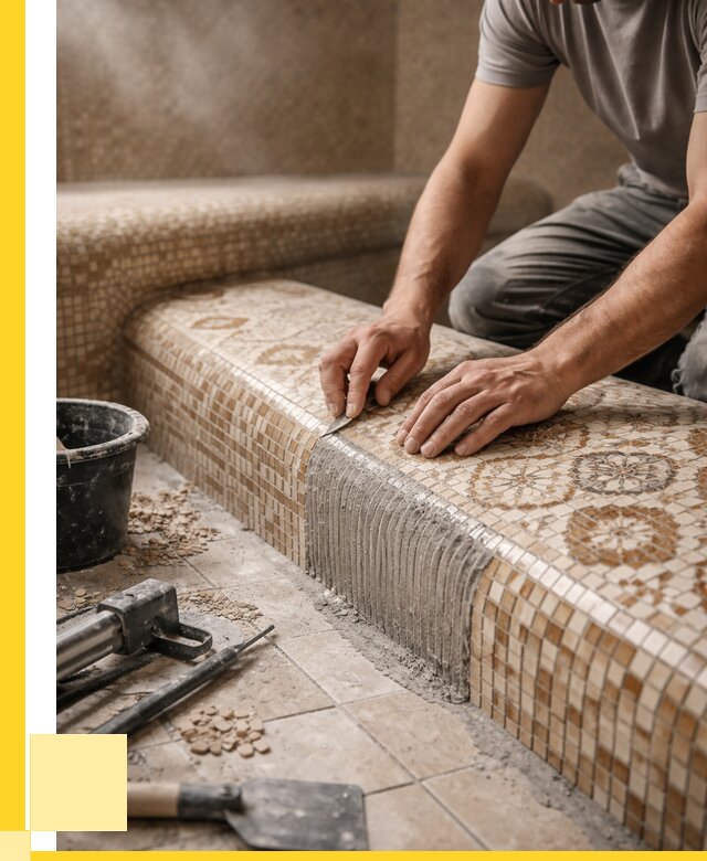 Плитка для хамама под ключ в Петропавловске-Камчатском от 3626 р. | ЭриданПтк